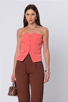 Blusa Sem Alça Ana Lívia Feminina