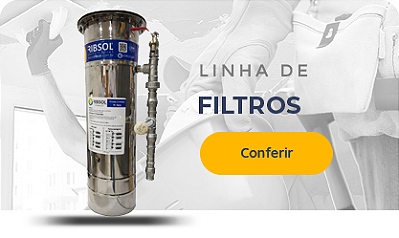 Filtro de água - Filtro Central Aço inox 304 1000l/h Ribsol