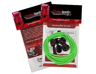 Cadarço Elástico de Competição - Verde Limão