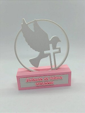 Lembrancinha de Batizado Personalizada em Impressão 3D com Nome e Data