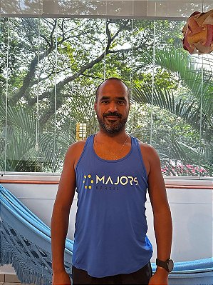 Camiseta Regata Masculina Azul