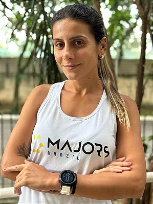 Camiseta Regata Feminina Branca