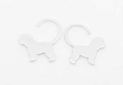 Brincos Bichon Frise