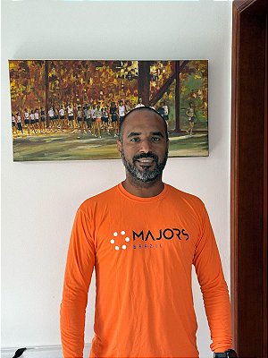 Camiseta Laranja Manga Longa Unissex
