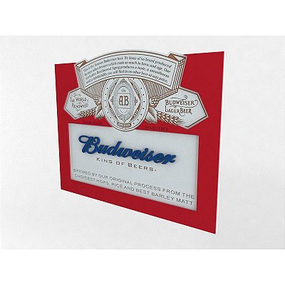 Placa Decorativa Cerveja Budweiser