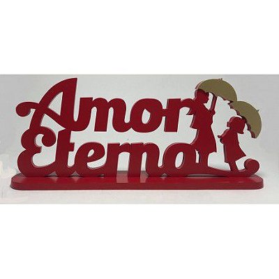 Palavra Decorativa Mãe Amor Eterno