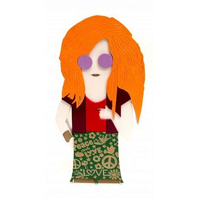 Adorno Decorativo Boneca Janis Joplin
