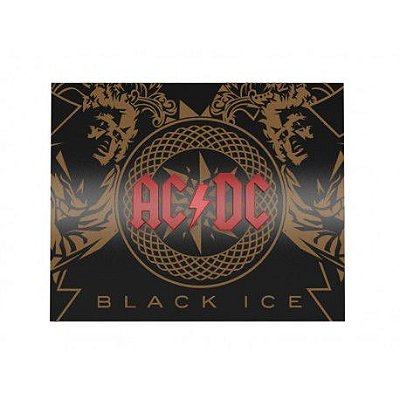 Quadro Decorativo Personalizado Banda AC/CD Black Ice