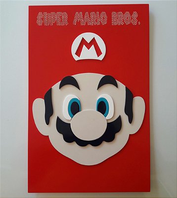 Quadro Decorativo Super Mário Bros