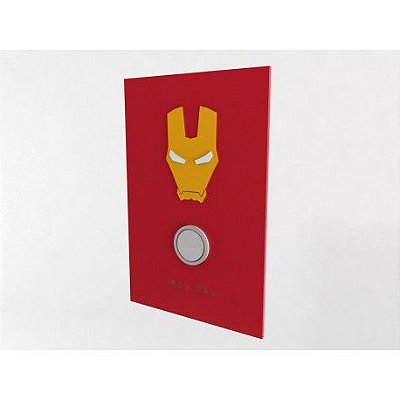 Placa Decorativa Personalizada Homem de Ferro