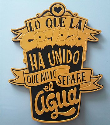 Quadro Lo Que La Cerveza