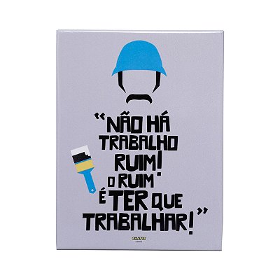 Placa Metal Sr. Madruga Chaves 26x20x1cm