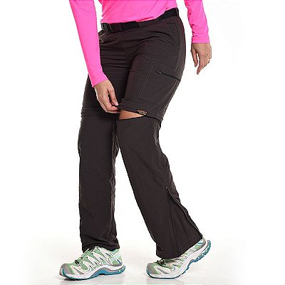 Calça Bermuda Hard Bio Trekking UV50+ Feminino Hard Adventure