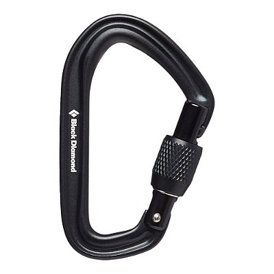 Mosquetão D Hotforge Screwgate Carabiner Black Diamond