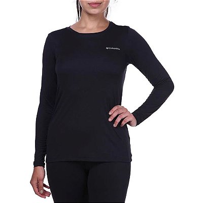 Camiseta Neblina Manga Longa Feminino Columbia