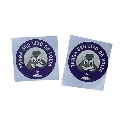 Adesivo Traga Seu Lixo De Volta Alto Estilo