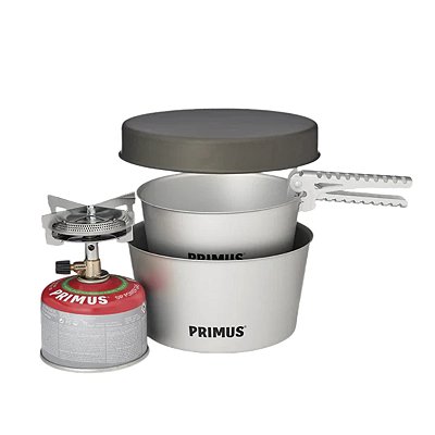 Kit Fogareiro, Panelas e Figrideira Mimer Kit II Primus