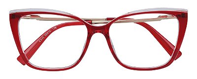 Armação Óculos Receituário AT 206043 Vermelho