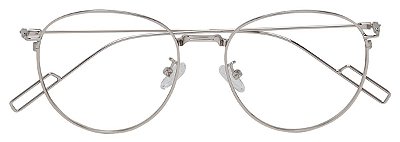 Armação Óculos Receituário AT HX9905 Prata