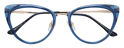 Armação Óculos Receituário AT 98169 Azul Transparente