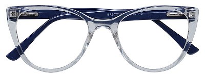 Armação Óculos Receituário AT 3027 Transparente/Azul