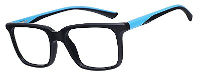 Armação Óculos Receituário Spark Preto/Azul