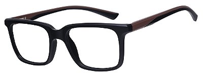 Armação Óculos Receituário Spark Preto/Marrom