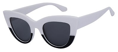 Óculos de Sol Feminino AT 2202 Branco/Preto
