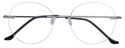 Armação Óculos Receituário AT 8803 Titanium Prata