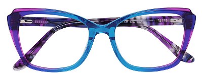 Armação Óculos Receituário Copenhage Azul Degradê