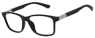 Armação Óculos Receituário AT 1132 Preto/Cinza