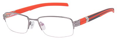 Armação Óculos Receituário AT 6636 Chumbo/Laranja