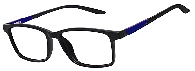 Armação Óculos Receituário AT 1064 Preto/Azul