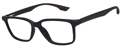 Armação Óculos Receituário AT 7109 Preto/Vermelho