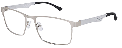 Armação Óculos Receituário Leak Prata