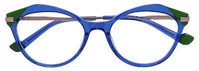 Armação Óculos Receituário Camille Azul