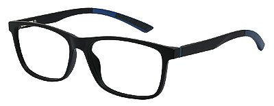 Armação Óculos Receituário AT 1023 Preto/Azul