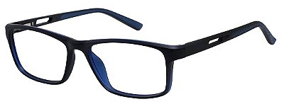 Armação Óculos Receituário Eclipse AT 1004 Preto/Azul