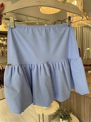 Saia balonê azul candy ( valor somente da saia )