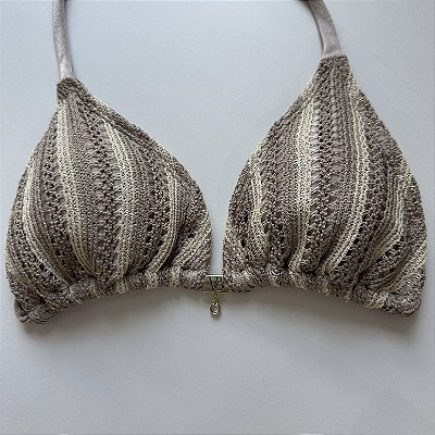 Cortininha com Bojo Removível 014 Trancoso nude ( CALCINHA NÃO INCLUSO)
