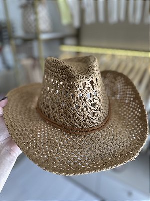 Chapéu comboy palha
