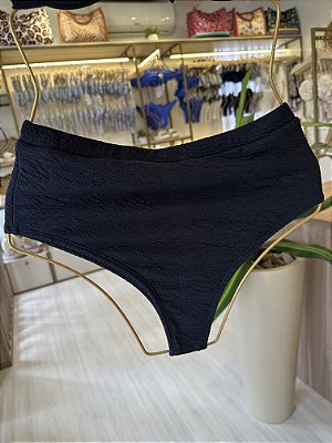 Calcinha hot pants 151 fio tecido Carmel preto ( BOJO NÃO INCLUSO)