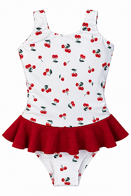 Maiô Infantil Cerejinha