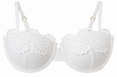 Top Aspen Off white com renda (CALCINHA NÃO INCLUSO)