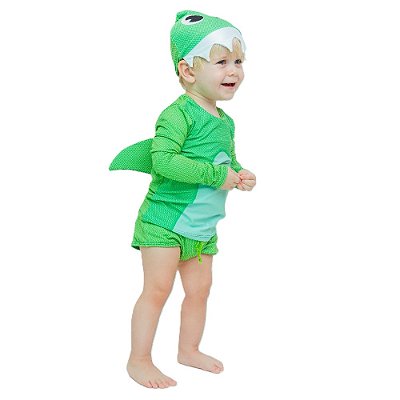 Kit Blusa de Tubarão Cor Verde