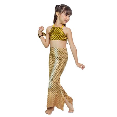 Kit Saia de Sereia Cor Gold