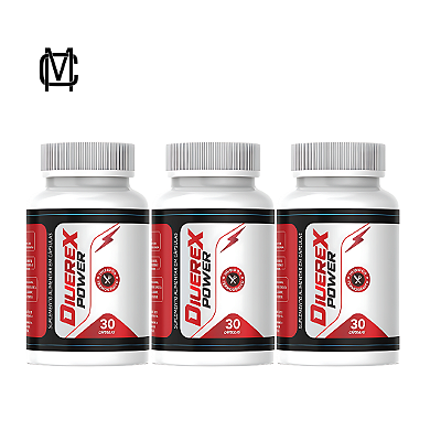 Combo Diurex Power- 3 Potes 90 cáps