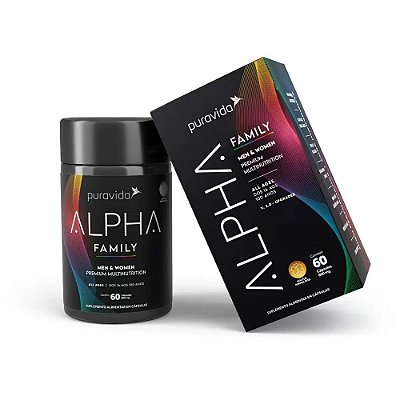 Alpha Family (Polivitamínico Premium) - Puravida 60 cápsulas