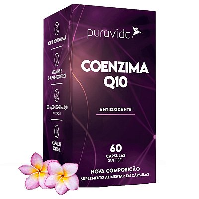 Coenzima Q10 - COQ10 - Puravida 60 cápsulas