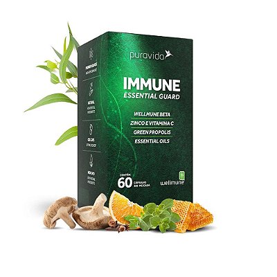 Immune Essential Guard (Imunidade) - Puravida 60 cápsulas